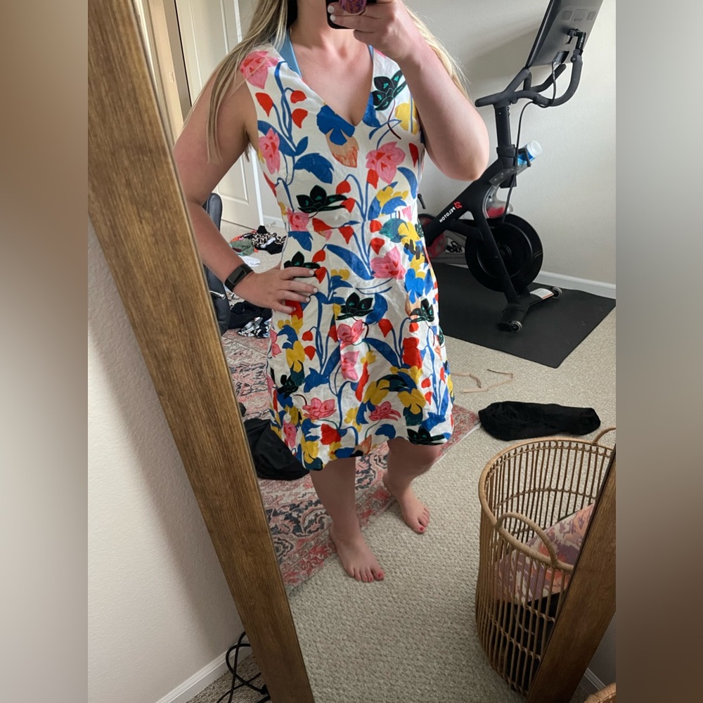 J crew medium art deco style dress size 8